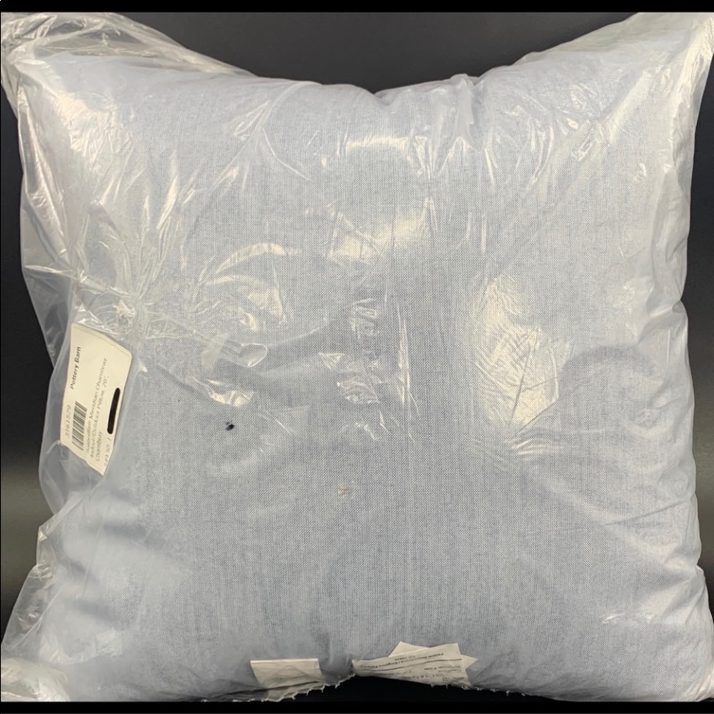 Pottery Barn Sunbrella Chambray Throw Pillow
